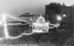 Caroline-Bandstand-on-the-end-of-Beach-Terrace-all-lit-up-for-an-evening-performance-1921.